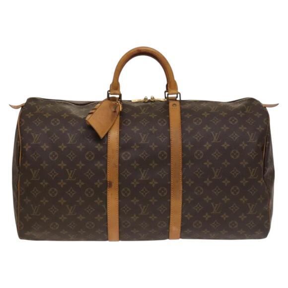 LOUIS VUITTON Monogram Keepall 55 Boston Bag M41424 - Picture 13 of 16